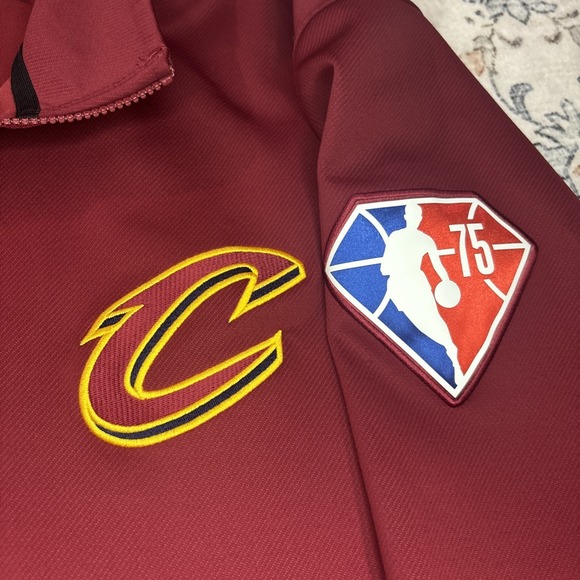 Nike NBA Cleveland Cavs  75th Anniversary Performance Full Zip Hoodie Size 3x - Picture 4 of 9